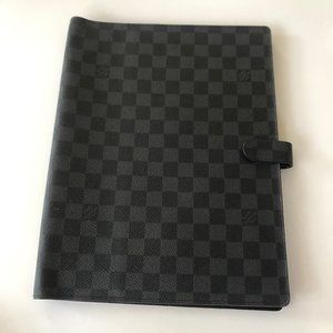 Louis Vuitton Damier Graphite Cover Bloc A4 Agenda